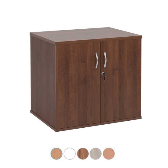 DELUXE Desk High 600mm Deep Wooden Office Storage Cupboard