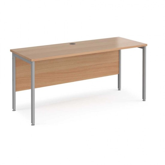 MISTRAL Modern H-Frame Office Desk 600mm Deep