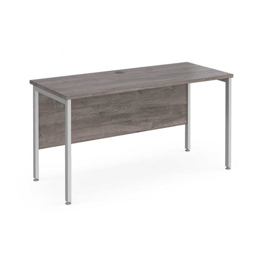 MISTRAL Modern H-Frame Office Desk 600mm Deep