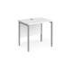 MISTRAL Modern H-Frame Office Desk 600mm Deep