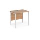 MISTRAL Modern H-Frame Office Desk 600mm Deep