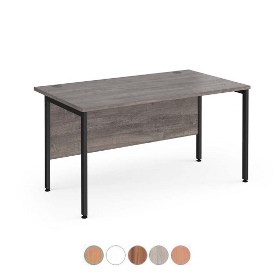 MISTRAL Modern H-Frame Office Desk 800mm Deep