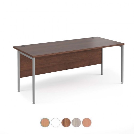 MISTRAL Modern H-Frame Office Desk 800mm Deep