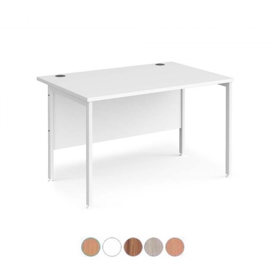MISTRAL Modern H-Frame Office Desk 800mm Deep