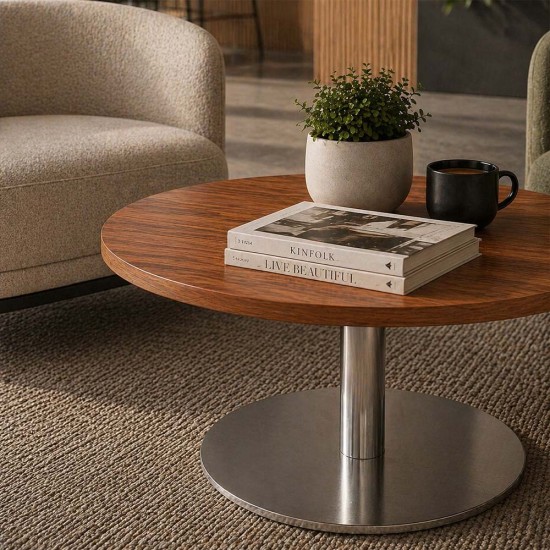 PESCARA Round Coffee Tables with Trumpet Base PESCARA Round Coffee Tables with Trumpet Base