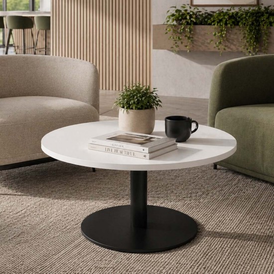 PESCARA Round Coffee Tables with Trumpet Base PESCARA Round Coffee Tables with Trumpet Base