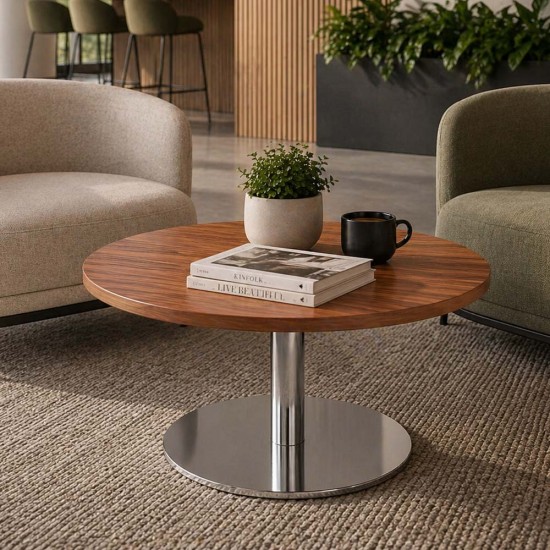 PESCARA Round Coffee Tables with Trumpet Base PESCARA Round Coffee Tables with Trumpet Base