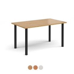 TORINO Rectangular Radial Leg Cafe / Meeting Tables. Range of Sizes / Colours