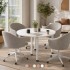 TORINO Round Meeting Table with Radial Legs. Range of Colour Options