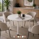 TORINO Round Cafe Meeting Tables with Radial Legs. Range of Colour Options TORINO Round Cafe Meeting Tables with Radial Legs. Range of Colour Options