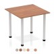 TORINO 800mm Square Cafe Meeting Tables with Radial Legs. Range of Colour Options