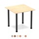 TORINO 800mm Square Cafe Meeting Tables with Radial Legs. Range of Colour Options