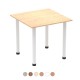 TORINO 800mm Square Cafe Meeting Tables with Radial Legs. Range of Colour Options
