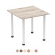 TORINO 800mm Square Cafe Meeting Tables with Radial Legs. Range of Colour Options