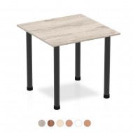 TORINO 800mm Square Cafe Meeting Tables with Radial Legs. Range of Colour Options