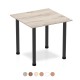 TORINO 800mm Square Cafe Meeting Tables with Radial Legs. Range of Colour Options