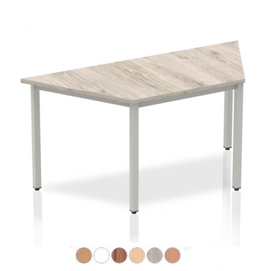 BOSTON Trapezoidal Silver Leg Stackable Meeting Tables