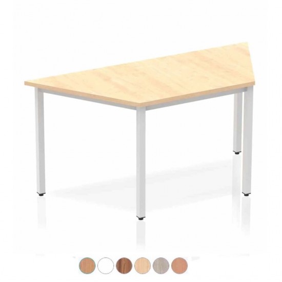 BOSTON Trapezoidal Silver Leg Stackable Meeting Tables