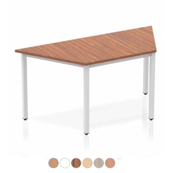 BOSTON Trapezoidal Silver Leg Stackable Meeting Tables