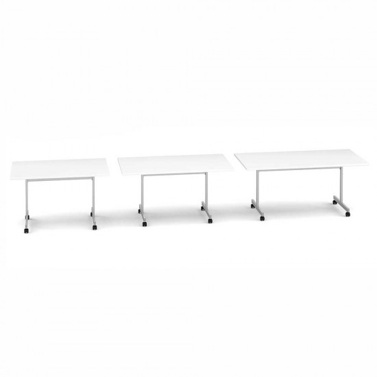 PLATZ  Space Saving Rectangular Fliptop Folding Conference Tables
