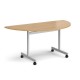 PLATZ  Space Saving Semi Circular Fliptop Folding Conference Tables