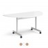 PLATZ  Space Saving Semi Circular Fliptop Folding Conference Tables