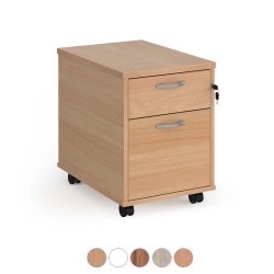 DELUXE 2 Drawer Mobile Filing Pedestal