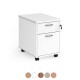 DELUXE 2 Drawer Mobile Filing Pedestal DELUXE 2 Drawer Mobile Filing Pedestal