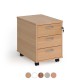 DELUXE 3 Drawer Mobile Storage Pedestal