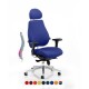 ERGO-MODE ULTIMATE 24 Hour Multi Function Ergonomic Office Chair, COLOUR SEAT + BACK
