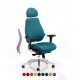 ERGO-MODE ULTIMATE 24 Hour Multi Function Ergonomic Office Chair, COLOUR SEAT + BACK
