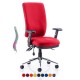 ERGO-MODE 24 Hour High Back Ergonomic Office Chair, COLOUR SEAT + BACK
