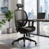 GALLERY Mesh Back Ergonomic Office Chair with Optional Headrest
