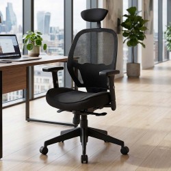 GALLERY Mesh Back Ergonomic Office Chair with Optional Headrest GALLERY Mesh Back Ergonomic Office Chair with Optional Headrest