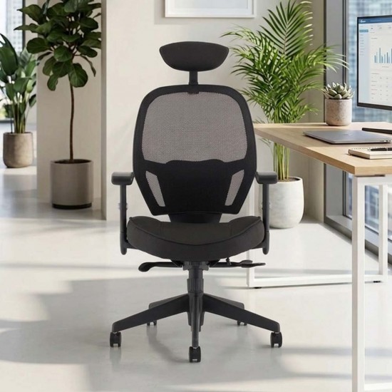GALLERY Mesh Back Ergonomic Office Chair with Seat Slide and Arms GALLERY Mesh Back Ergonomic Office Chair with Seat Slide and Arms