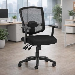GRAND 3 Mesh Back Ergonomic Office Chair with Seat Slide and Arms