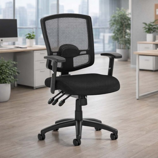 GRAND 3 Mesh Back Ergonomic Office Chair with Seat Slide and Arms