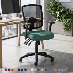 GRAND 3 Mesh Back Ergonomic Office Chair with Seat Slide, Bespoke Colour Seat