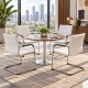 JULES Red Leather Office Visitor Boardoom Chairs