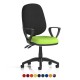 LIBRA 2 Twin Lever Heavy Duty Office Task Operator Chair with bespoke colour seat choice