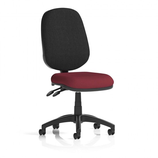 LIBRA 2 Twin Lever Heavy Duty Office Task Operator Chair with bespoke colour seat choice