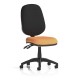 LIBRA 2 Twin Lever Heavy Duty Office Task Operator Chair with bespoke colour seat choice