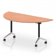 PACIFIC Fliptop Semi-Circular Folding Mobile Conference Tables 