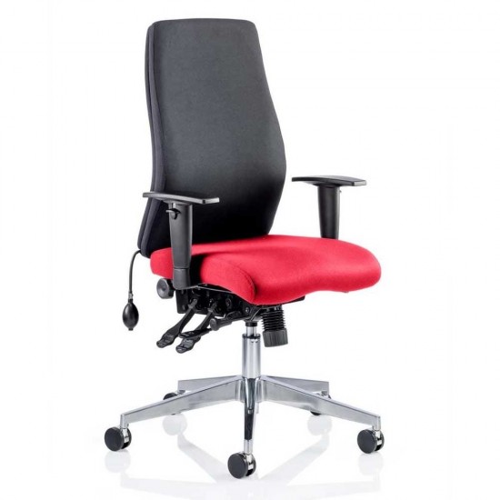 LOTUS FABRIC 24 Hour Usage High Back Multi Function Ergonomic Office Chair, COLOUR SEAT