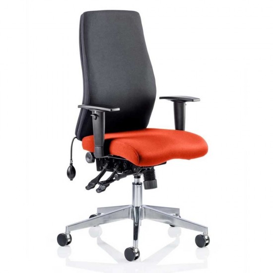 LOTUS FABRIC 24 Hour Usage High Back Multi Function Ergonomic Office Chair, COLOUR SEAT