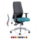 LOTUS FABRIC 24 Hour Usage High Back Multi Function Ergonomic Office Chair, COLOUR SEAT