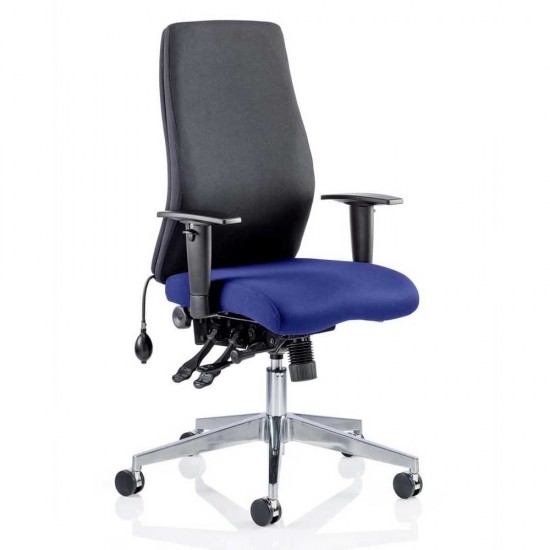LOTUS FABRIC 24 Hour Usage High Back Multi Function Ergonomic Office Chair, COLOUR SEAT