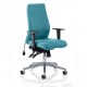 LOTUS FABRIC 24 Hour High Back Multi Function Ergonomic Office Chair, COLOUR SEAT + BACK