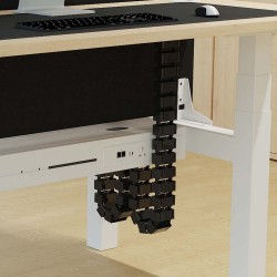 LUFT Flexible Cable Spine for Back-To-Back Desks