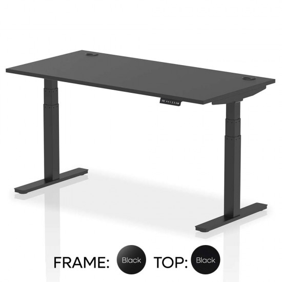 LUFT PRO Professional Grade Electric Sit Stand Desk. Dual Motor Height Adjustable Desk